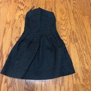 NWT Black Strapless Dress